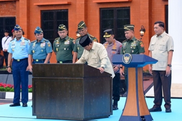 Prabowo resmikan Museum dan Perpustakaan Seskoad di Bandung