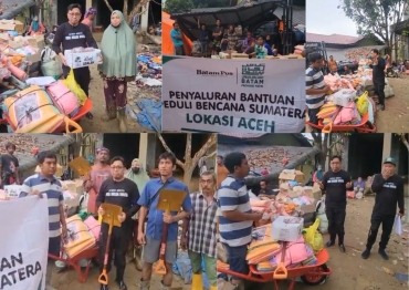 Pemko Batam dan Masyarakat Himpun Rp13,7 Miliar Bantuan Bencana Sumatra