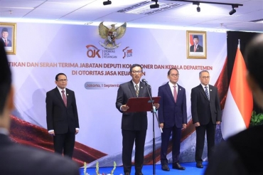 PERKUAT KINERJA ORGANISASI, OJK LANTIK PEJABAT BARU.