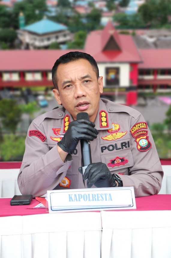 Kapolresta Barelang Akan Tindak Tegas Para Pelaku Penyebar Hoax yang Bertujuan Membuat  Stabilitas Keamanan Rempang Galang Kota Batam Tidak Kondusif