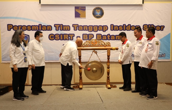 Peresmian Tim Tanggap Insiden Siber CSIRT - BP Batam