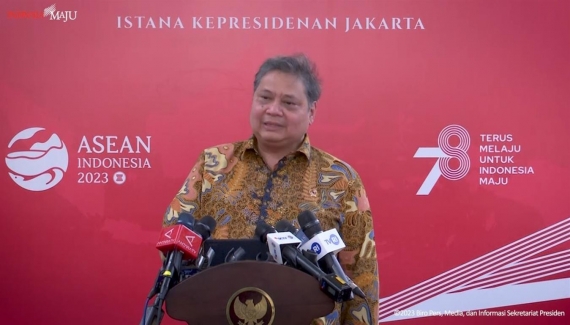 Usai Rapat Terbatas di Istana Merdeka, Menko Airlangga Ungkap Perkembangan dan Capaian Proyek Strategis Nasional Kepada Awak Media