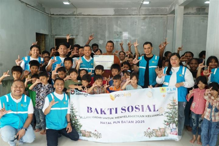 Sambut Natal, Perokris PLN Batam Tebar Kasih ke Panti Asuhan dan Panti Jompo di Barelang