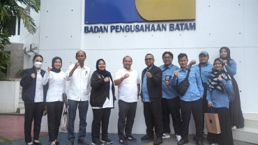 3. Humas BP Batam dan Tim Analisis Media Setjen DPR RI Saling Tukar Informasi Pengelolaan Media