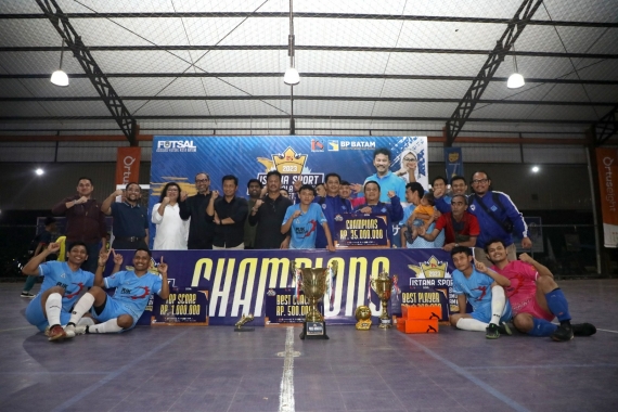 Muhammad Rudi Dukung Penuh Event Olahraga, Apresiasi Gelaran Futsal Piala Kepala BP Batam 2023