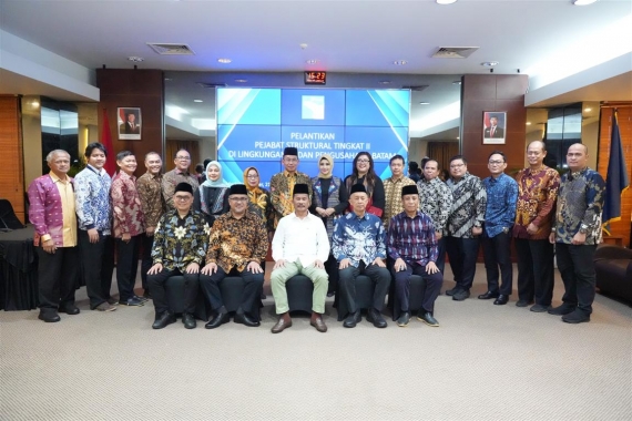 Muhammad Rudi Lantik Direktur Pengamanan Aset BP Batam