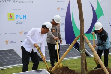 Kepala BP Batam Ground Breaking Kawasan Industri Hijau di Kabil