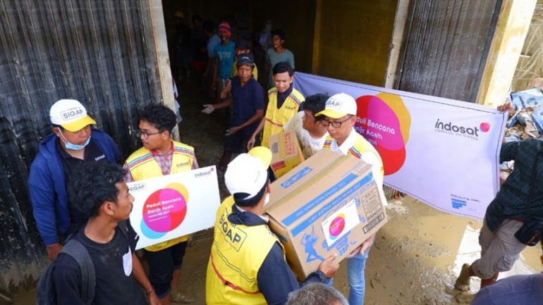 Indosat Bantu Percepatan Pemulihan Pasca ke Aceh Tamiang dan Lima Lokasi Lainnya