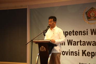 Buka UKW, Muhammad Rudi Harap Akan Lahir Wartawan Profesional dan Berkompeten