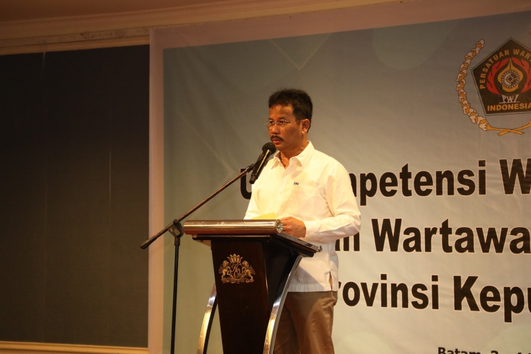 Buka UKW, Muhammad Rudi Harap Akan Lahir Wartawan Profesional dan Berkompeten