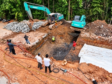 Perbaikan Jalan Depan Hotel Vista Dilakukan Menyeluruh, BP Batam Imbau Pengendara Berhati-Hati