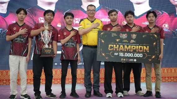 Tim esport Polres Banyuasin juarai turnamen Piala Kapolda Sumsel