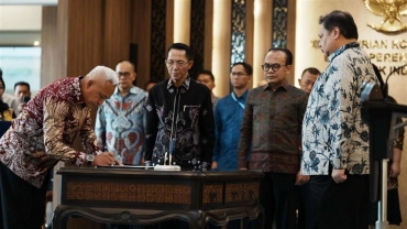 Pelantikan Pejabat BP Batam, Denny Tondano Jadi Anggota/Deputi Bidang Pengusahaan