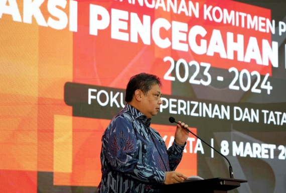 Menko Airlangga : Pemerintah Bersih dan Bebas Korupsi Merupakan Syarat Penting Pertumbuhan dan Pemerataan Ekonomi